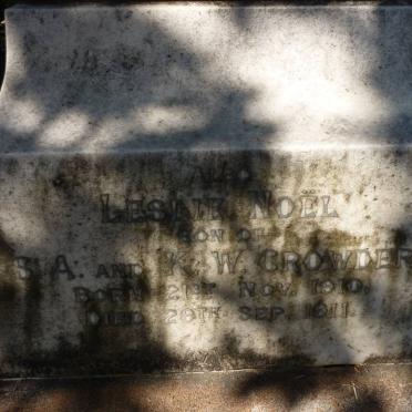 CROWDER Samuel Alexander -1939 &amp; Katherine Ward -1962 :: CROWDER Dudley Ward -1959 