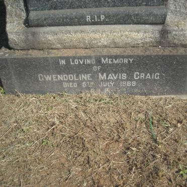 CRAIG William -1918 &amp; Agnes -1911 :: CRAIG Andrew Reid -1962 &amp; Grace Margaret -1961