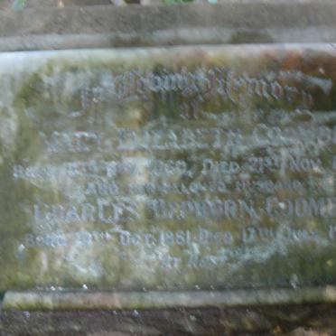 COOMBE Charles Hepborn 1861-1959 &amp; Mary Elizabeth 1860-1939