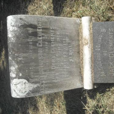 CLEMENTS Alex Thompson -1928 :: CLEMENTS Jack 1927-1984