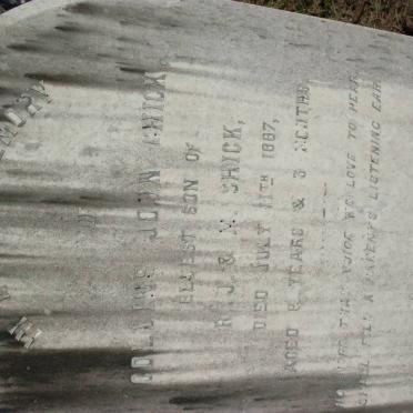 CHICK Collins John -1887