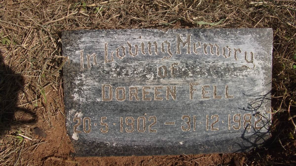 FELL Alice Elizabeth nee TAYLOR 1880-1942 :: FELL Frederick William 1881-1973 :: FELL Doreen 1902-1982