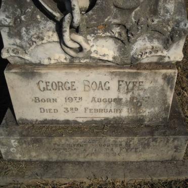FYFE George Boag 18??-1913 &amp; Edith Constance 1863-1904 :: FYFE ? -1926 :: DAUBREY Edith Violet nee FYFE -1960
