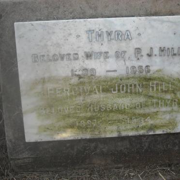 HILL Percival John 1887-1964 &amp; Thyra 1889-1956