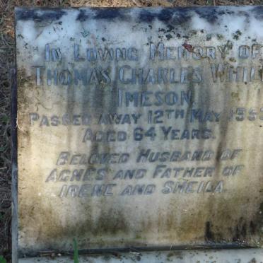 IMESON Thomas Charles While -1953