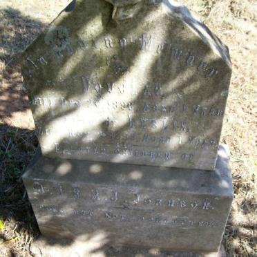 JOHNSON Douglas -1896 :: ? Leslie -1899