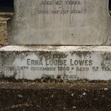 JEHRING Alfred Ernest -1936 &amp; Bertha -1916 :: LOWES Erna Louise -1960 