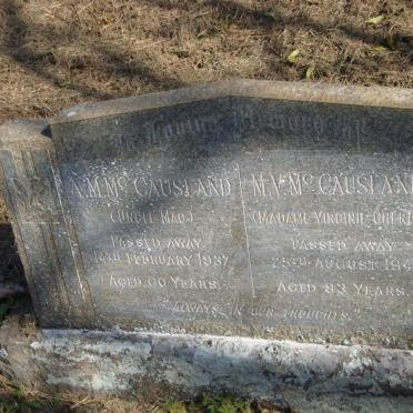 McCAUSLAND A.M. -1937 &amp; M.V. -1945