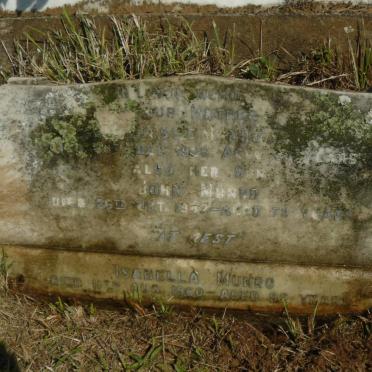 MUNRO Jessie -1936 :: MUNRO Isabella -1960 :: MUNRO John -1942