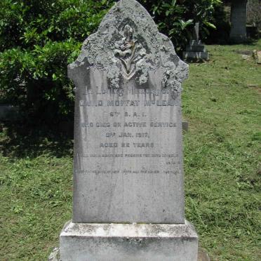 McLEAN  David Moffat -1917