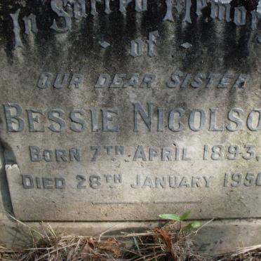 NICOLSON Bessie 1893-1950