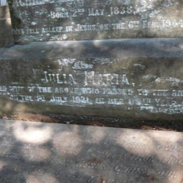 TITREN Achille Ernest 1838-1904 &amp; Julia Maria -1931 :: WATTS Madoline Therese nee TRITEN