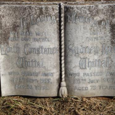 WHITTAL Sydney King -1967 &amp; Edith Constance -1955