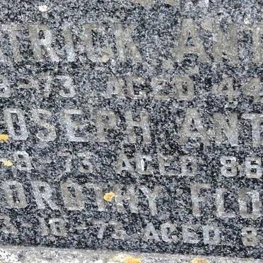 McCARTHY Joseph Anthony -1973 &amp; Dorothy Florence GIBBS -1973 :: McCARTHY Patrick Anthony -1973