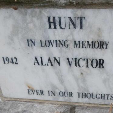 HUNT Alan Victor 1942-1992