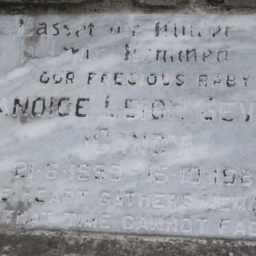 GEVERS Canoice Leigh 1989-1989