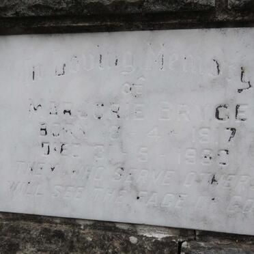 BRYCE Marjorie 1917-1980