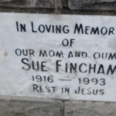 FINCHAM Sue 1916-1993