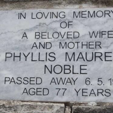 NOBLE Phyllis Maureen -1998