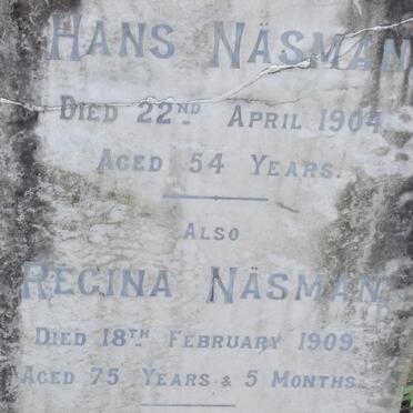 NASMAN Hans -1904 :: NASMAN Regina -1909