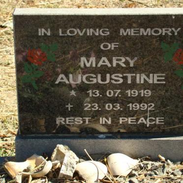 AUGUSTINE Mary 1919-1992