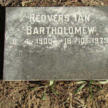 BARTHOLOMEW Redvers Ian 1900-1979