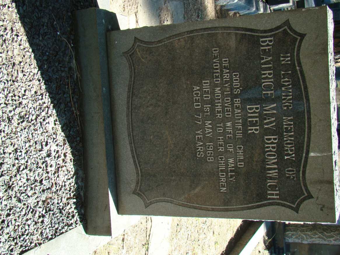 BIER Beatrice May Bromwich -1968