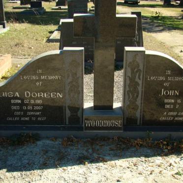 WOODHOUSE John Tom 1917-1988 &amp; Louisa Doreen 1915-2007