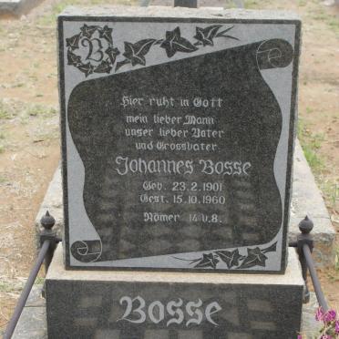 BOSSE Johannes 1901-1960
