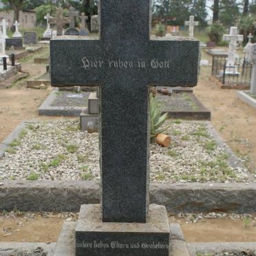 DEHNING Heinrich 1865-1949 &amp; Emma SCHONDUBE 1875-1949