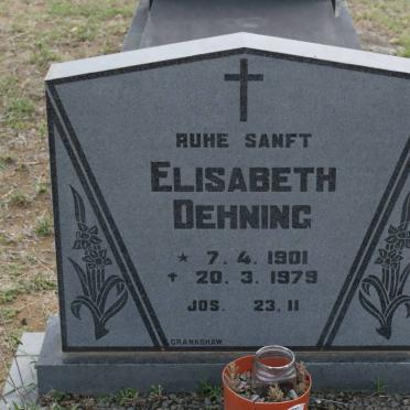 DEHNING Elisabeth 1901-1979
