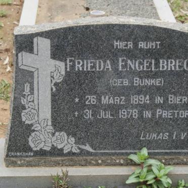 ENGELBRECHT Frieda nee BUNKE 1894-1978