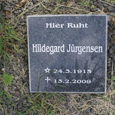 JURGENSEN Hildegard 1915-2009
