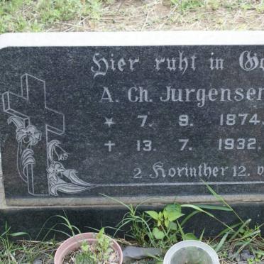 JURGENSEN A. Ch. 1874-1932