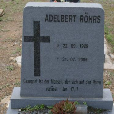 ROHRS Adelbert 1929-2005