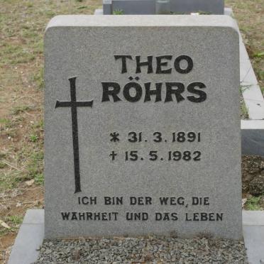 ROHRS Theo 1891-1982