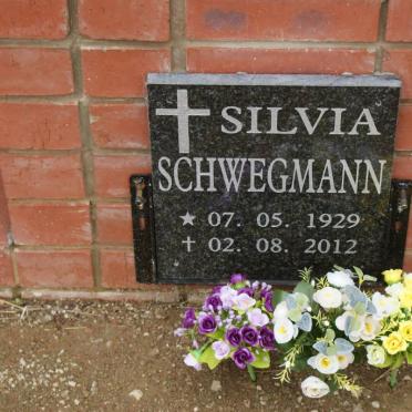 SCHWEGMANN Silvia 1929-2012
