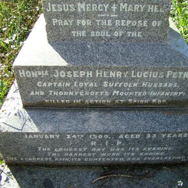 PETRE Joseph Henry Lucius -1900