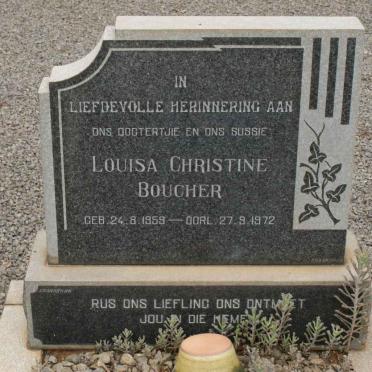 BOUCHER Louisa Christine 1959-1972