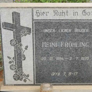 FRÖHLING Heini 1894-1973