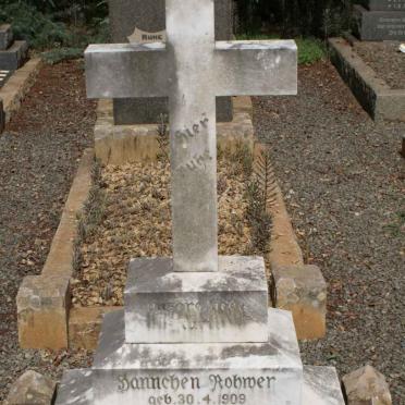 ROHMER Hannchen 1909-1945