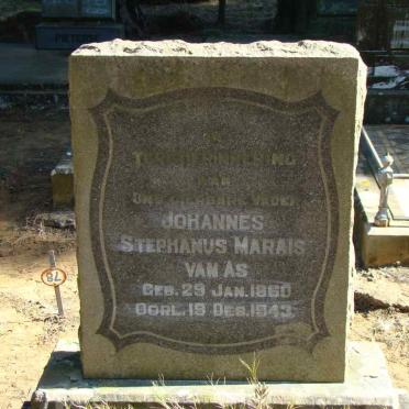 AS Johannes Stephanus Marais, van 1860-1943