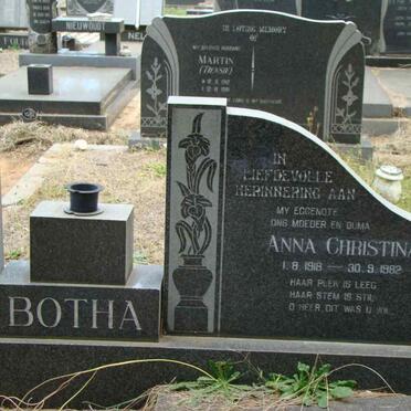 BOTHA Anna Christina 1918-1982