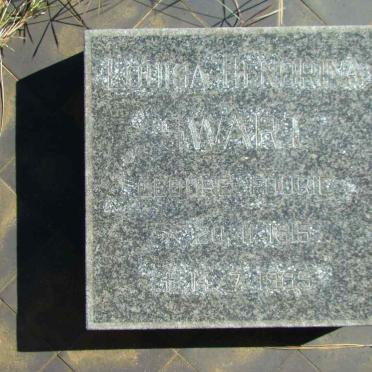 SWART Louisa Hendrina nee FOURIE 1915-1989
