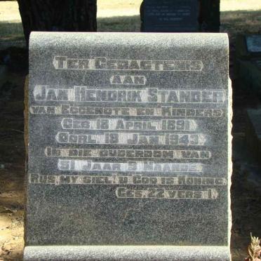 STANDER Jan Hendrik 1891-1943