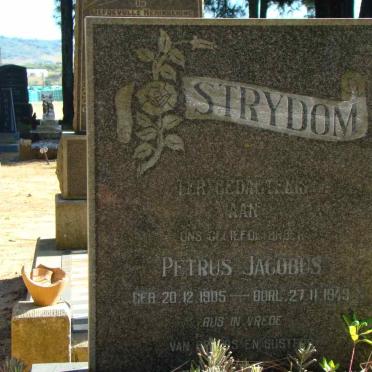 STRYDOM Petrus Jacobus 1905-1949