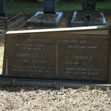 SWART Cornelius J.F. 1919-1968 &amp; Louisa S. 1921-