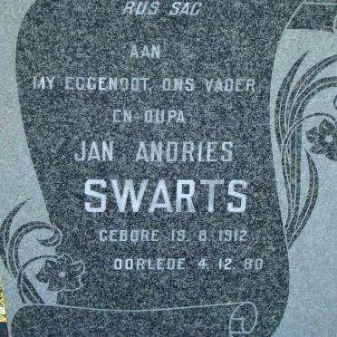 SWARTS Jan Andries 1912-1980