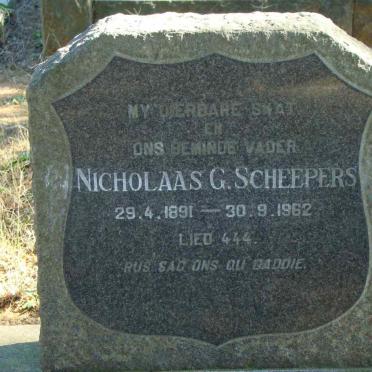 SCHEEPERS Nicholaas G. 1891-1962