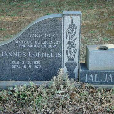 TALJAARD Johannes Cornelis 1906-1975